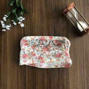 Zenana Outfitters Small Lace Floral Crop Tube Top